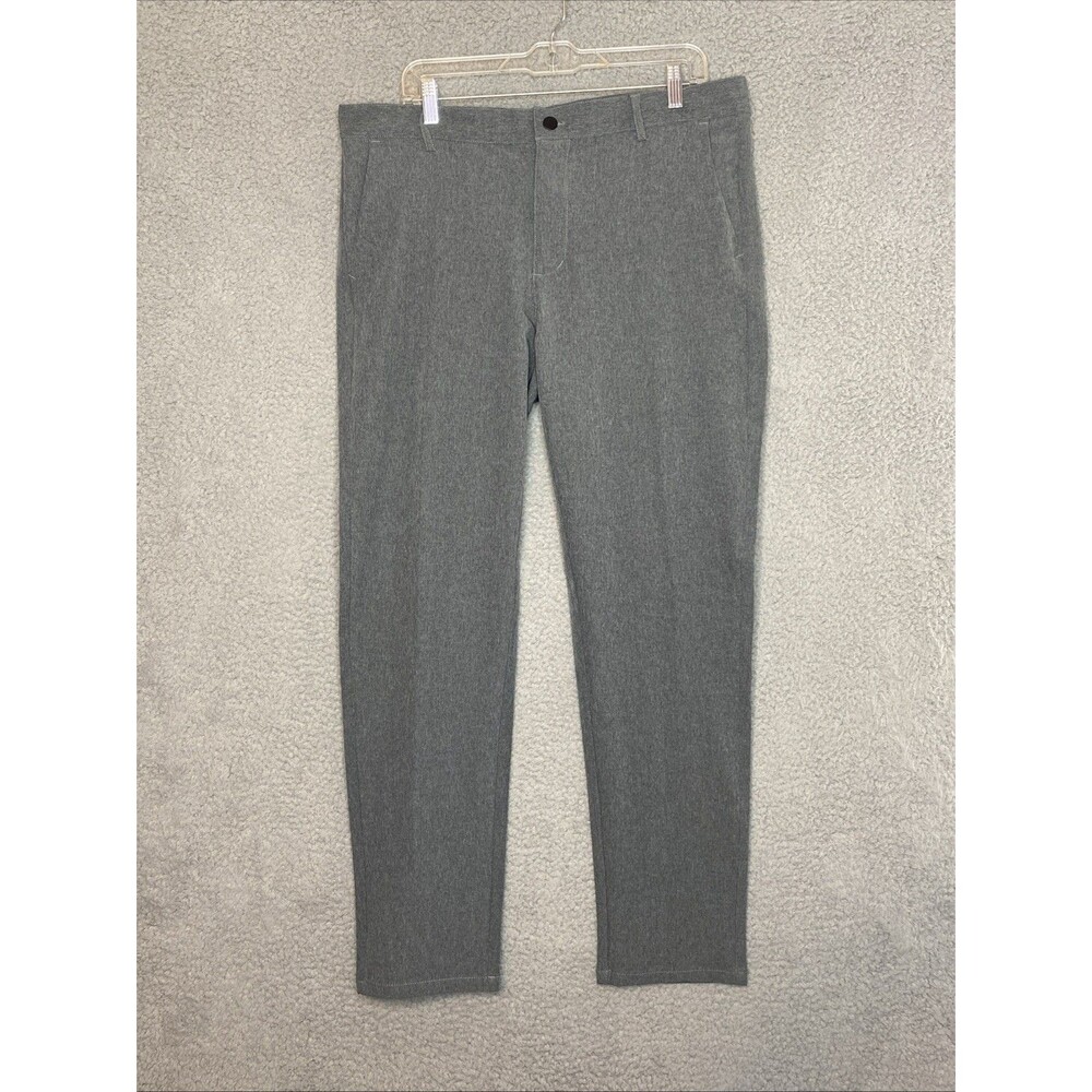Day & Age Brian Pants Men 36x32 Graphite Gray Slim Fit Chino Performance Golf